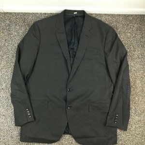 J Crew x Loro Piana 46L Super 120s Wool Crosby Gray Suit Jacket Sport Coat